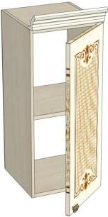 Шкаф 300 дверь (Ш×В×Г):300×704×320 мм ЛД 231.010 Жемчуг ― Мебель в Краснодаре