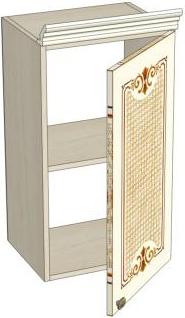 Шкаф 400 дверь (Ш×В×Г): 400×704×320 мм ЛД 231.030 Жемчуг ― Мебель в Краснодаре