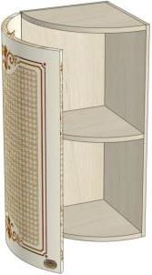 Шкаф окончание (Ш×В×Г): 316×704×320 мм ЛД 231.100 Жемчуг ― Мебель в Краснодаре