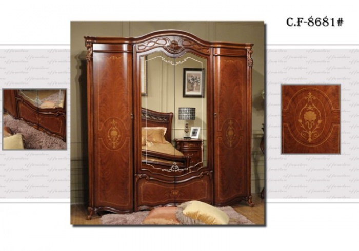 CF-8681 Шкаф гардеробный 4-х дверный ― Мебель в Краснодаре