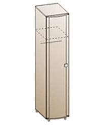 ШК-303 Шкаф для одежды и белья ШхВхГ (мм):448х2172х620 ― Мебель в Краснодаре