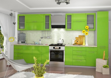 Кухня Олива Зелёная
