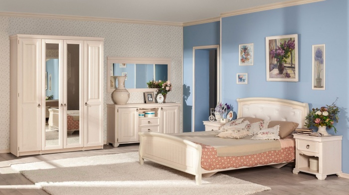 Спальня Амели Дуб Прованс ― Мебель в Краснодаре