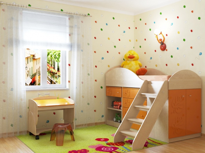 Детская Маугли Оранж (Растущая) ― Мебель в Краснодаре