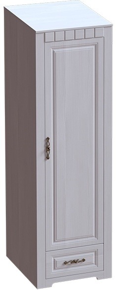Шкаф однодверный платяной Прованс Патина Премиум  (ШхГхВ): 602х590х1970 ― Мебель в Краснодаре