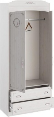 Шкаф комбинированный для одежды Ариэль ТД-280.07.22  (Ш×Г×В): 902×434×2161