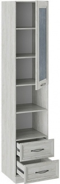 Шкаф комбинированный «Кантри» ТД-308.07.20 (з)  Замша синяя/Винтерберг  (Ш×Г×В): 449×434×2171