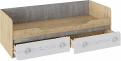 Кровать с 2 ящиками «Мегаполис» ТД-315.12.01  Размеры (Ш×Г×В): 2036×839×667