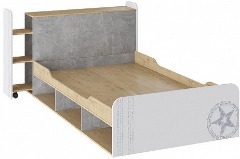Кровать «Мегаполис» ТД-315.00.01  (Д×Ш×В): 2306×1280×931 ― Мебель в Краснодаре