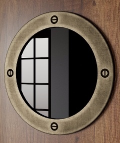 Иллюминатор декоративный «Навигатор» ТД-250.07.20-01 (Д×Ш×В): 200×6×200 ― Мебель в Краснодаре