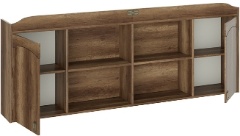 Шкаф настенный «Навигатор» ТД-250.12.21 (Д×Г×В): 2048×279×790 ― Мебель в Краснодаре