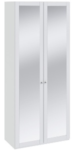 Шкаф для одежды с 2-мя зеркальными дверями «Ривьера» СМ 241.22.102 (Ш×Г×В): 895×452×2111