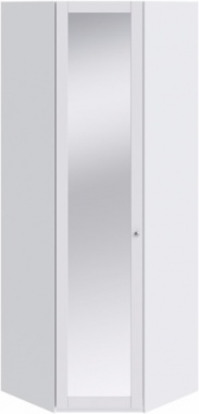 Шкаф угловой с 1-ой дверью с зеркалом «Ривьера» СМ 241.23.003 (Ш×Г×В): 764×764×2111