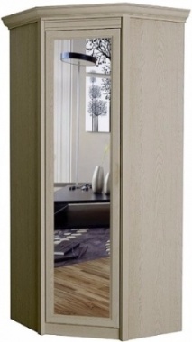 Флоренция 662 шкаф угловой с зеркалом Дуб Гарвард (ШхВхГ): 625х2316х595