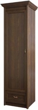Флоренция 660 шкаф для одежды 1-дверный Дуб Оксфорд (ШхВхГ): 710x2316x595