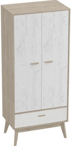 Шкаф для одежды Калгари (ШхГхВ): 800Х500Х1850 ― Мебель в Краснодаре