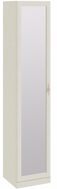 Шкаф для белья с 1-ой зеркальной дверью «Лючия» СМ-235.21.02 (Ш×Г×В): 447×429×2161 ― Мебель в Краснодаре