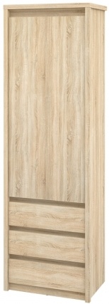 Шкаф для одежды МН-033-03 Ш х В х Г:  67 х 210 х 44 см ― Мебель в Краснодаре