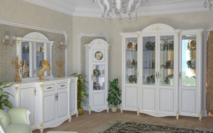 Гостиная Да Винчи Светлая ― Мебель в Краснодаре