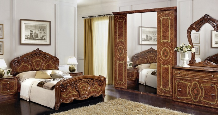 Спальня Карина 5 Орех радика ― Мебель в Краснодаре