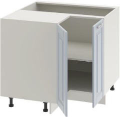 Шкаф напольный угловой с углом 90° СКАЙ (Голубая) НУ90_72_2ДР(НУ)  (Ш×Г×В): 900×580×820 ― Мебель в Краснодаре
