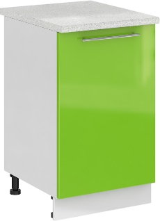 Кухня Олива ШН 500 Шкаф нижний Зелёный ― Мебель в Краснодаре