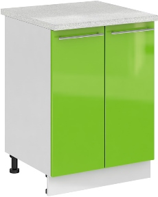 Кухня Олива ШН 600 Шкаф нижний Зелёный ― Мебель в Краснодаре