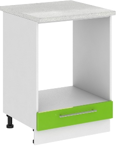 Кухня Олива ШНД 600 Шкаф нижний духовой Зелёный ― Мебель в Краснодаре