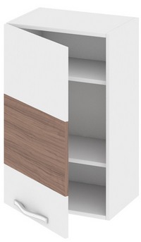 Шкаф верхний (левый) (Оливия (Темная)) В_72-45_1ДР(А) Размеры (Ш×Г×В): 450×323×720 ― Мебель в Краснодаре