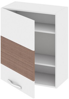 Шкаф верхний (левый) (Оливия (Темная)) В_72-60_1ДР(А) Размеры (Ш×Г×В): 600×323×720 ― Мебель в Краснодаре