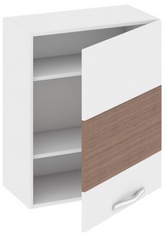 Шкаф верхний (правый) (Оливия (Темная)) В_72-60_1ДР(Б) Размеры (Ш×Г×В): 600×323×720 ― Мебель в Краснодаре