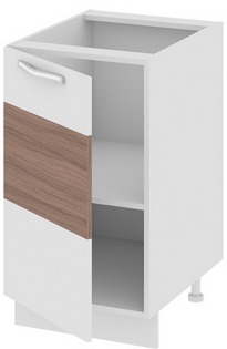 Шкаф нижний (левый) (Оливия (Темная)) Н_72-45_1ДР(Б) Размеры (Ш×Г×В): 450×582×822 ― Мебель в Краснодаре