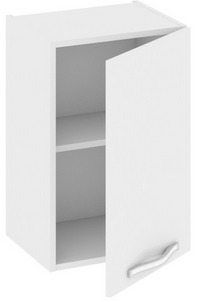 Шкаф верхний (Оливия (Белый универс.)) В_60-40_1ДР Размеры (Ш×Г×В): 400×323×600 ― Мебель в Краснодаре