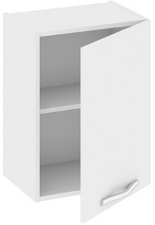 Шкаф верхний (Оливия (Белый универс.)) В_60-45_1ДР Размеры (Ш×Г×В): 450×323×600