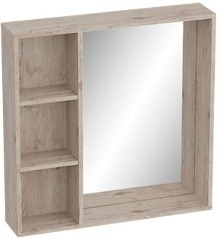 Полка с зеркалом 800 Фан (ШхГхВ): 800х166х800 ― Мебель в Краснодаре