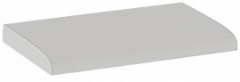 Мягкий элемент «Фьюжн»  Белый  (Ш×Г×В): 540×355×50 ― Мебель в Краснодаре