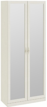 Шкаф для одежды с 2-мя зеркальными дверями «Лючия» СМ-235.22.02 (Ш×Г×В): 895×429×2161 ― Мебель в Краснодаре