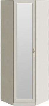 Шкаф угловой с зеркальной дверью «Лючия» СМ-235.23.02 (Ш×Г×В): 740×740×2161