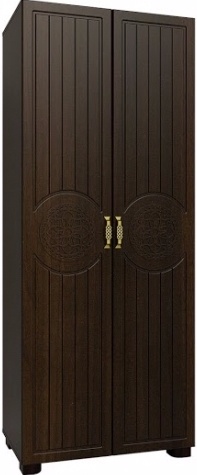 Монблан МБ-1 Шкаф для одежды Венге/Орех Шоколадный Ш800 х Г516 х В2000 ― Мебель в Краснодаре