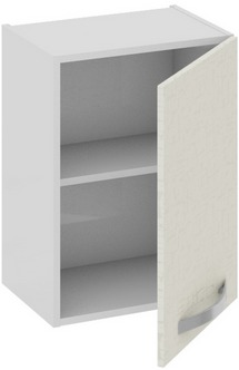 Шкаф верхний (Синга (Крем)) В_60-45_1ДР Размеры (Ш×Г×В): 450×323×600 ― Мебель в Краснодаре