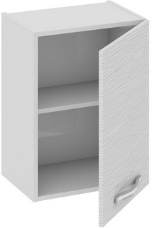 Шкаф верхний (СКАЙЛАЙН (Белый)) В_60-45_1ДР Размеры (Ш×Г×В): 450×323×600 ― Мебель в Краснодаре