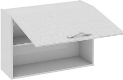 Шкаф верхний (СКАЙЛАЙН (Белый)) В_60-90_1ДО Размеры (Ш×Г×В): 900×323×600 ― Мебель в Краснодаре