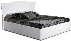 Кровать без лежака, без матраца  092/72(2М)  Европа 9 White ШДВ 1800х2022х1175 ― Мебель в Краснодаре