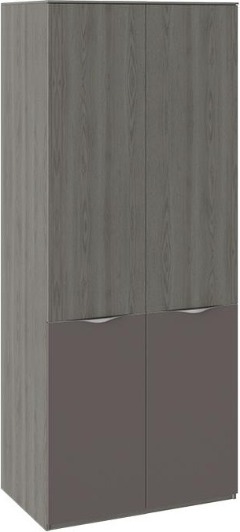 Шкаф для одежды с 2 дверями ЛКП Либерти СМ-297.07.023  (Ш×Г×В): 900×600×2188 ― Мебель в Краснодаре