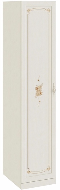 Шкаф для белья с 1-ой дверью «Лючия» СМ-235.07.01 (Ш×Г×В): 447×583×2161 ― Мебель в Краснодаре