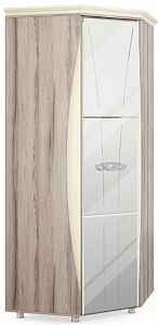 Натали мод №14  шкаф угловой с зеркалом В 2200 Ш 900 Г 900 ― Мебель в Краснодаре