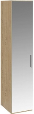 Шкаф для белья с 1 зеркальной дверью правый Николь СМ-295.07.002 R  Бунратти (Ш×Г×В): 449×602×2121