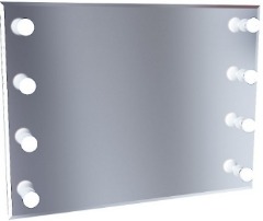 Зеркало навесное с подсветкой Норд ЛД 677.050.000 (Белый)  079.512  (ШхВхГ): 1050x790x75 ― Мебель в Краснодаре