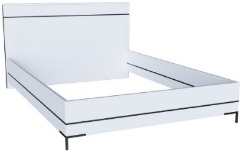 Кровать 1400 Норд ЛД 677.140.000 Белый (ШхВхГ): 1470x910x2110 ― Мебель в Краснодаре