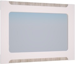 «Палермо» Зеркало Ясень Шимо  Ш × В × Г  900 х 700 мм ― Мебель в Краснодаре